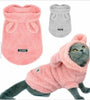 Plush cat clothing