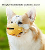 Portable Dog Muzzle Breathable Anti-Biting Dog Mouth Cover Adjustable Pet Basket Muzzles For Small Medium Pet Accessories