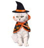 Pet Halloween Cape Hat Set Dogs Cute Costume Pet Halloween Party Cosplay Clothing Cats Decor Cape Festival Dress Up